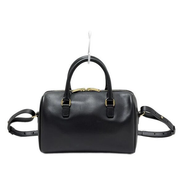 SAINT LAURENT PARIS Classic Baby Duffle Black Leather - Handbag 476-081825 - Picture 2 of 8